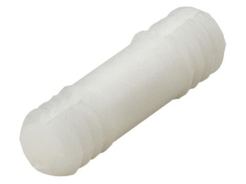 Dowel Connector, White Plastic, Exact