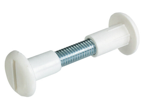 Connecting Screw, Complete Fitting with Sleeve, Plastic Head Element with Screwd