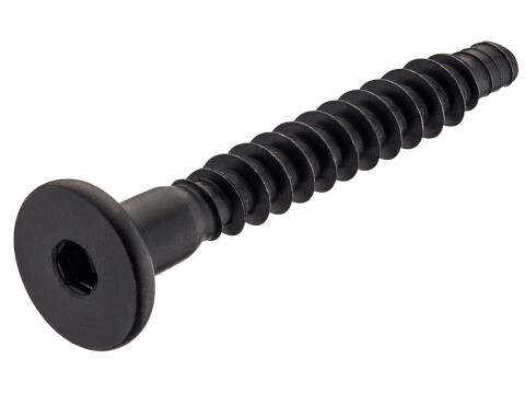 One-Piece Connector, with &Oslash; 15 mm Head, for &Oslash; 5 mm Drill Hole, Confirmat