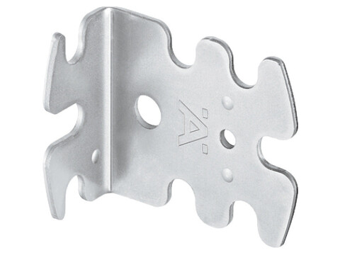 Universal Bracket, Steel, for System Varianta 32 Series-Drilled Holes
