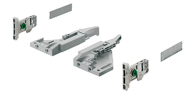 Fitting Set, for Vionaro 89 and 121 mm High Drawer Sides