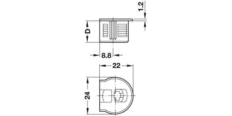 Connector Housing, Plastic, Rafix-20