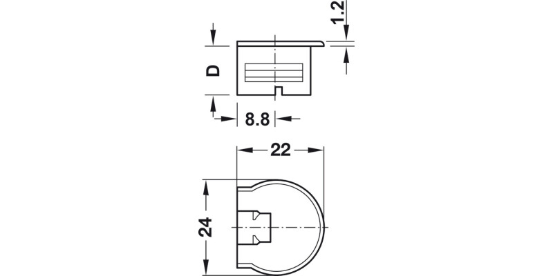 Rafix 20 TAB House w Ridge 16mm Pl Brown