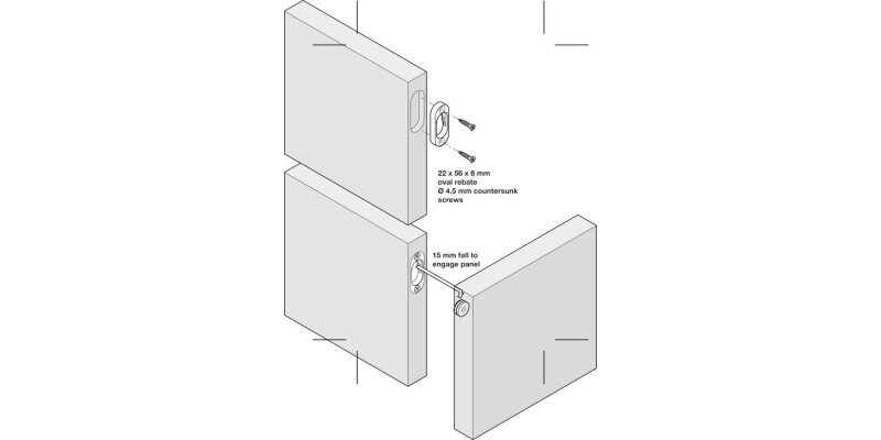 Button-fix Type 1 Flush Fix Para.Panels