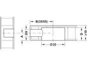 Maxifix Housing PZ3 D35mm ZA NP