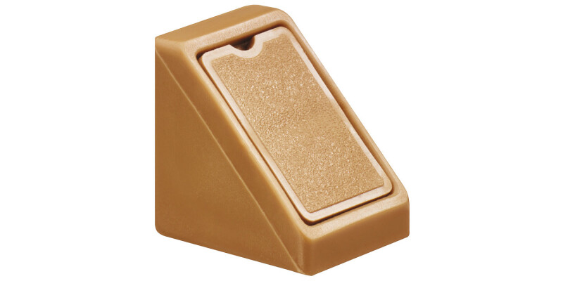Corner Connector, with Cover Cap, Width 18 mm, Mini