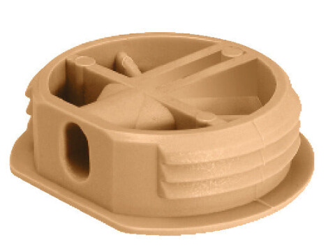 Recessed Connecting Fitting, Plastic