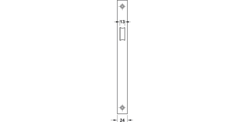 Startec DIN Mortice Latch 55/84mm SSS