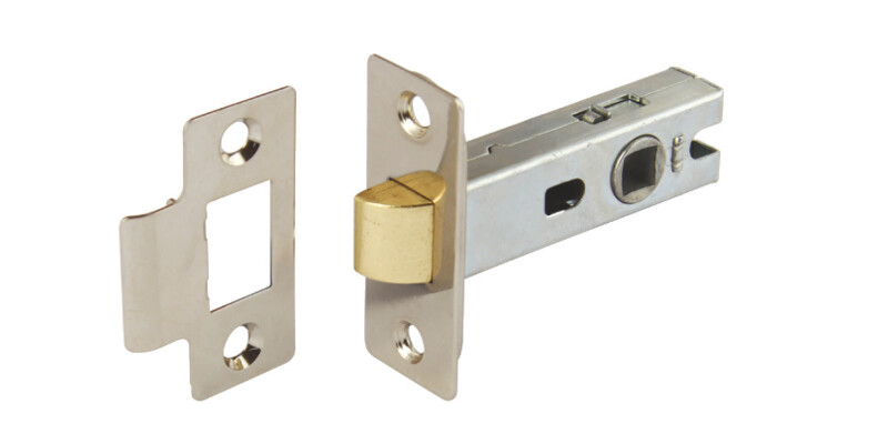 Mortice Latch, Tubular, Bolt Through, Latchbolt Operated by Lever Handles, Steel