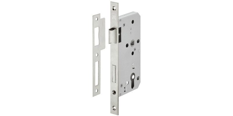 Profile Cylinder Lock, Mortice, 72 mm Locking Centres, Stainless Steel, Startec