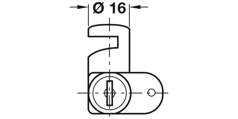 Cam Lock for Wooden Furn RH Differ 5-8