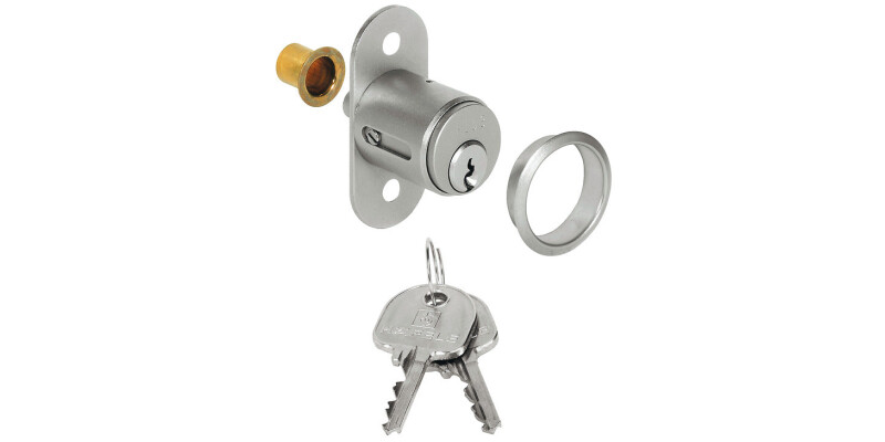 Push Button Cylinder, &Oslash; 22 mm, Locking Pin with M5 Internal Thread