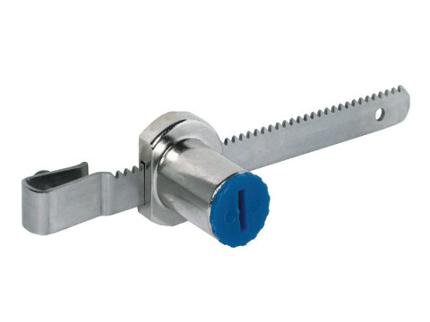 Glass Door Cylinder Lock, with Rack, Symo 3000
