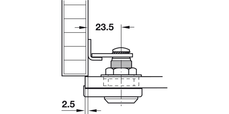 Symo3000 Gls Dr Lever Lockcase A MNP