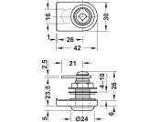 Symo3000 Gls Dr Lever Lockcase A PNP