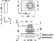 Symo3000 Gls Dr Lever Lockcase A PNP