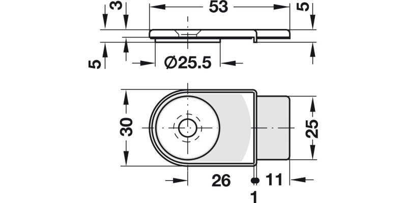 Symo3000 Trim Cap+Close Plate MNP