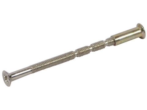 M4 Bolt and Sleeve, for Handle Roses and Escutcheons, Length 78 mm