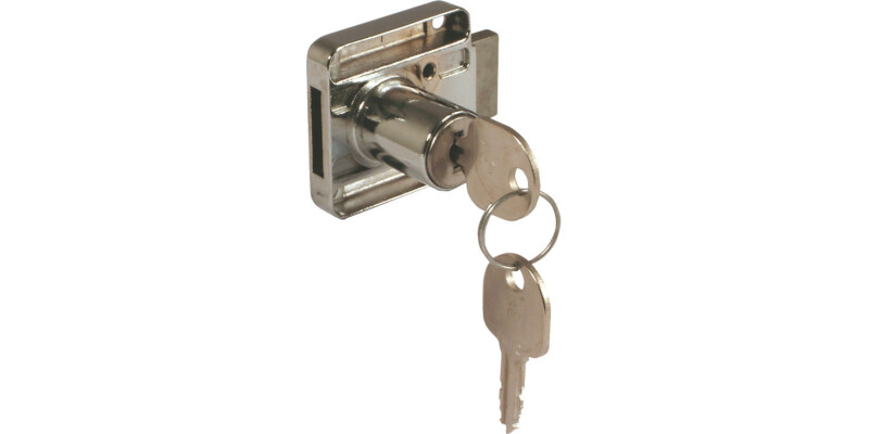 Rim Lock, with &Oslash; 18 mm Cylinder, Left Hand Version