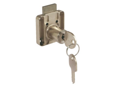 Rim Lock, with &Oslash; 18 mm Cylinder, Drawer Version