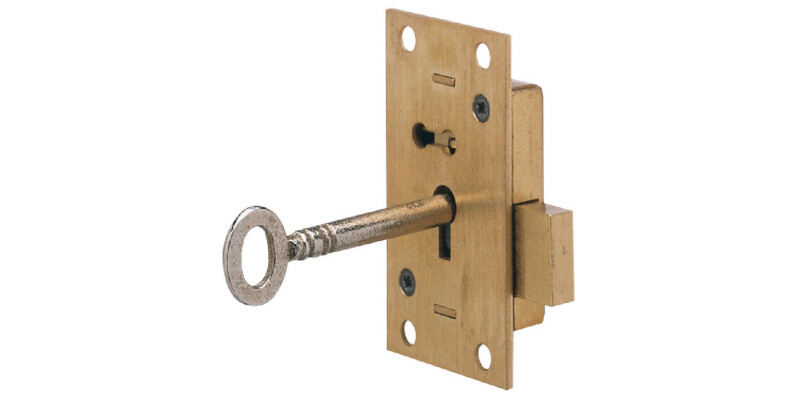 Rim Lock, with Deadbolt, for Cupboard