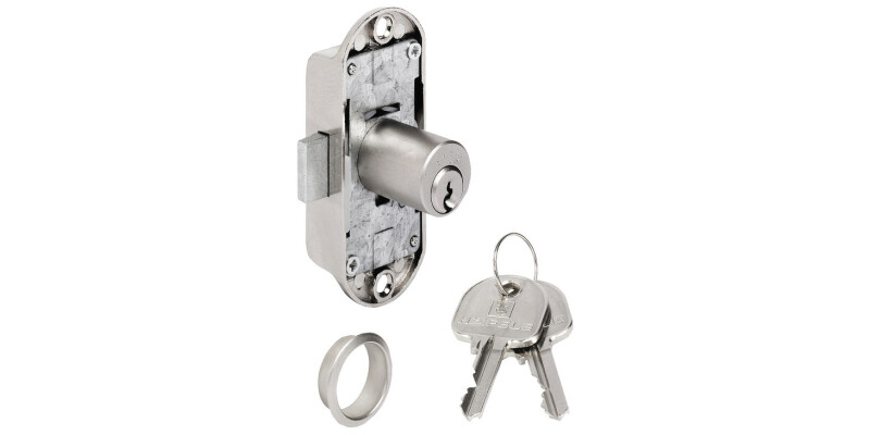 Espagnolette Lock, Piccolo Nova Case, with &Oslash; 18 mm Cylinder