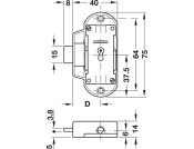 Piccolo Nova Lock Case 25mm RH NP