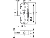 Piccolo Nova Lock Case 15mm RH NP