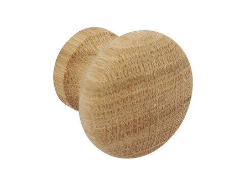 Turned Knob, Wood, &Oslash; 34 mm, End Grain