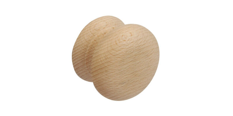 Victorian Knob, Wood, &Oslash; 50-54 mm, Cross Grain