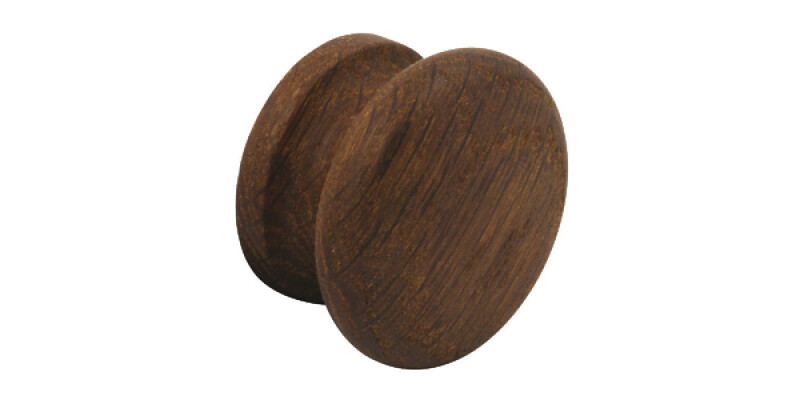 Knob, Oak, Smoked Finish, Shaker