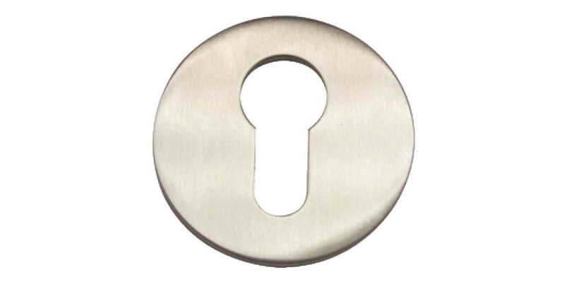 Escutcheons, for Startec Lever Handles, Euro Profile Cylinder, &Oslash; 52 mm, Stainles