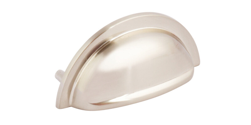Cup Pull Handle, Zinc Alloy, Fixing Centres 76 mm, Henrietta