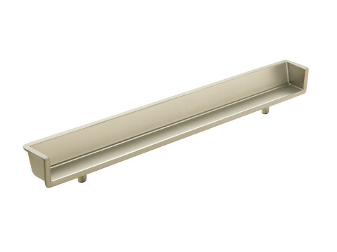 Inset Handle, Zinc Alloy, &Oslash; 5 mm Lugs, Fixing Centres 128 mm, Hide