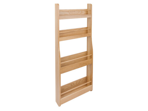 Storage Rack, Clear Lacquered European Oak
