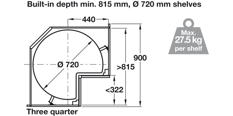 VS CorWheel Pro Base PO 3/4 Gry/Slv